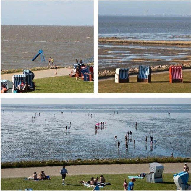 Deichwohnung Strandweg 7 Friedrichskoog-Spitze Exterior foto